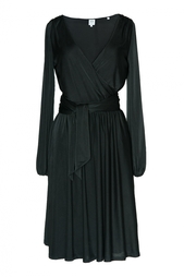 Однотонное платье Halston Heritage