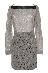 Кружевное платье из хлопка Diane von Furstenberg