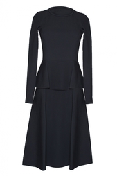 Черное платье из вискозы Roland Mouret
