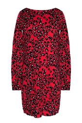 Хлопковое платье с принтом Diane von Furstenberg