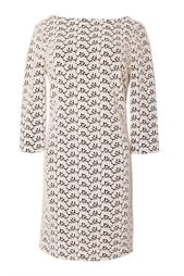 Платье из хлопка с верхом из кружева Diane von Furstenberg