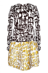 Шелковое платье с принтом Margaux Diane von Furstenberg