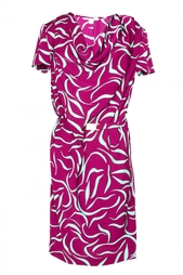 Драпированное платье с поясом Diane von Furstenberg