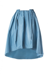 Голубая юбка с асимметричным подолом Carven