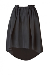 Черная юбка с асимметричным подолом Carven