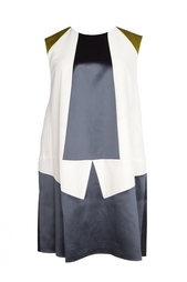 Платье-туника с геометрическим принтом Vionnet