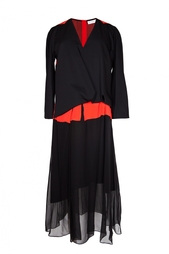 Асимметричное платье с шелковой юбкой Vionnet