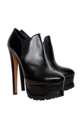 Черные ботильоны на высоком каблуке Azzedine Alaïa