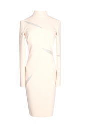Платье-футляр с завышенным воротником Emilio Pucci