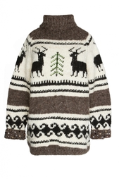 Шерстяной свитер A LA Russe