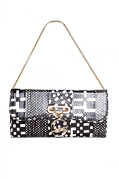 Клатч Riviera Clutch Watersnake Patchwork Christian Louboutin
