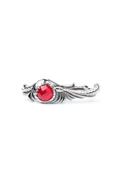 Серебряное кольцо с красным кораллом Stephen Webster