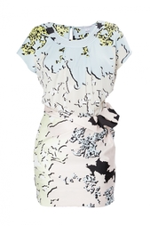 Платье из шелка и спандекса Edlyn Print Dress Diane von Furstenberg