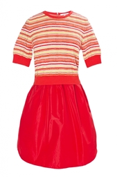 Платье из искусственного шелка Carven