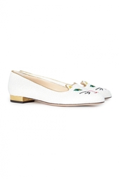 Белые лоферы Kitty Charlotte Olympia