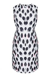 Платье из хлопка и шелка New Summer Animal Dots Diane von Furstenberg