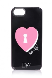 Чехол для iPhone 5/5S Lock Heart Diane von Furstenberg