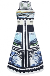 Хлопковое платье Mary Katrantzou