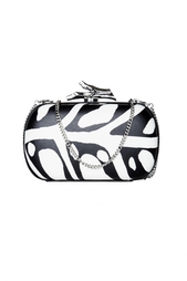 Кожаная сумка Lytton Printed Leather Diane von Furstenberg