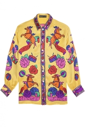 Шелковая рубашка (80-е гг.) Escada by Margaretha Ley Vintage