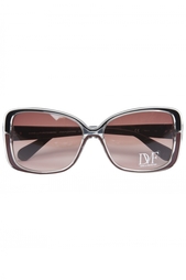 Солнцезащитные очки в темной оправе Josalyn Diane von Furstenberg