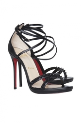 Кожаные босоножки Monocronana 120 kid Christian Louboutin