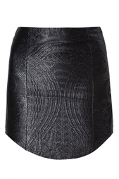 Юбка из полиамида и шелка Balmain