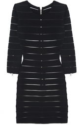 Платье из вискозы и полиэстера Balmain