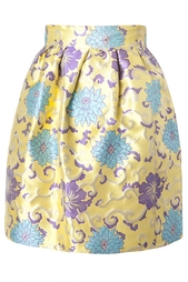Юбка из ацетата, вискозы и шелка (80-е гг.) Christian Lacroix Vintage
