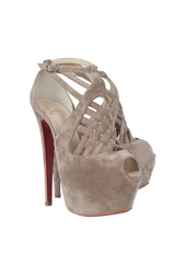 Кожаные босоножки Carlota 160 Veau Velours Christian Louboutin