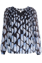 Шелковая блузка Maiko Chiffon Diane von Furstenberg