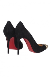 Кожаные туфли Geo Pump 100 Veau Velours/Specchio Toe Christian Louboutin