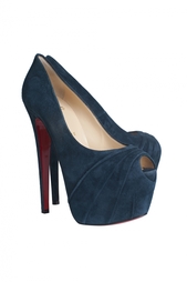 Замшевые туфли Drapesse 160 Veau Velours Christian Louboutin