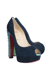 Замшевые туфли Babel Clou 150 Veau Vel/Hologramme Christian Louboutin