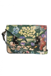 Сумка из кожи и металла Sophie Hulme