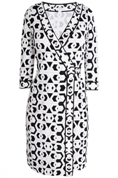 Шелковое платье Banded Julian Diane von Furstenberg