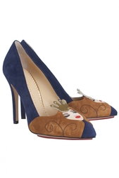 Замшевые туфли Sleeping Princess Charlotte Olympia