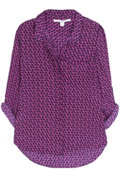 Шелковая блузка Lorelei Print Diane von Furstenberg