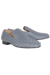 Кожаные туфли Rollerboy Spikes Flat Calf/GG Christian Louboutin
