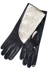 Кожаные перчатки Asymmetrical Clrblk Glove Diane von Furstenberg