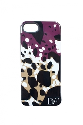 Чехол для iPhone 5 Cheetah Splash Purple Diane von Furstenberg