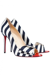 Туфли из хлопковой ткани Just Soon 100 Toile Christian Louboutin