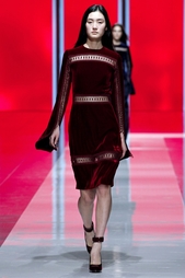 Бархатное платье Christopher Kane
