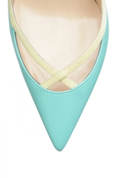 Кожаные туфли Princess 100 Kid/Glitter Mini Christian Louboutin