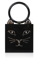 Пластиковая сумка Kitty Clutch Charlotte Olympia