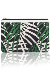 Клатч из кожи и хлопка Medium Zip Pouch Proenza Schouler