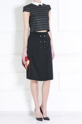 Топ из полиэстера и вискозы Alice + Olivia