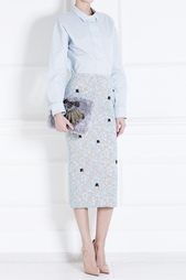 Хлопковая блузка Rochas