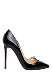 Черные Туфли SEX 120 Patent Calf/Strass Christian Louboutin