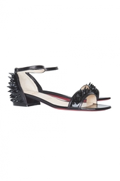 Сандалии Druide Flat Patent/Kid Christian Louboutin